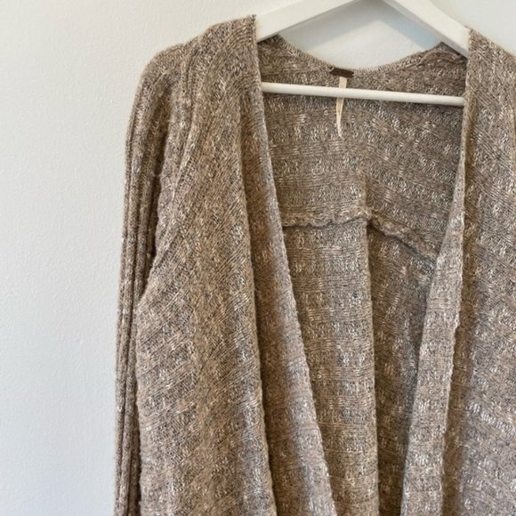 𝅺Beached Shell Open Front Duster Cardigan - Picture 2 of 11